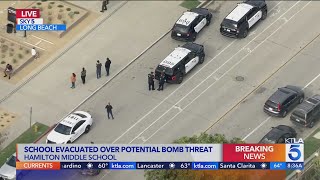 Southern California middle school evacuated due to potential bomb threat 