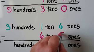 Grade 2 Math  11.6, Exploring three-digit Subtraction