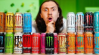 Je teste toutes les variétés de Monster Energy Drink