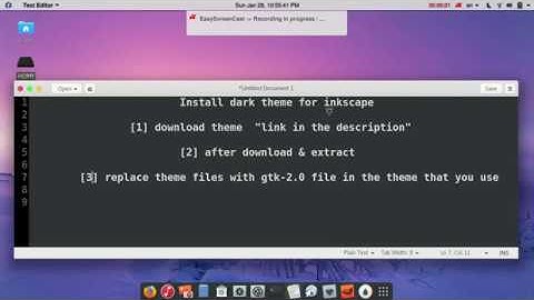 dark theme for inkscape