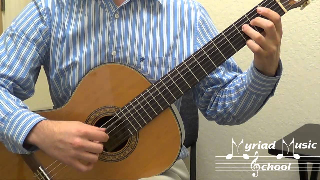 Duncan Classical Guitar Book 1 - Page 38 - Fourth-String Estudio - YouTube
