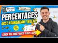 All you need to pass GCSE Maths Exam: Percentages