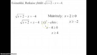 Juurifunktiot ja juuriyhtälöt