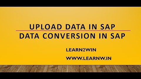Uploading data in SAP | sap course | sap data conversion | lsmw sap #swaminath #swaminathkandaswamy
