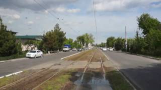 Трамвайный маршрут №8 (видео из кабины)