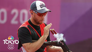 American Vincent Hancock wins unprecedented THIRD skeet gold | Tokyo Olympics | NBC Sports