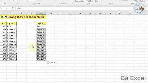 Hướng dẫn copy cả công thức trong excel