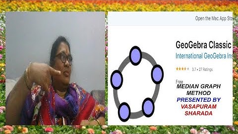10 CLASS STATISTICS FINDING MEDIAN-GRAPH METHOD-OGIVE CURVE THROUGH GEO GEBRA/30Y EXPERIENCE/MSCMED