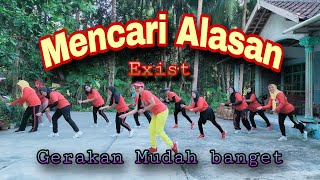 Mencari Alasan - Exist //Senam Kreasi //Gerakan Mudah//@finakreasi-85