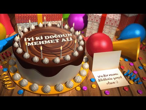 İyi ki doğdun Mehmet Ali | Mehmet Ali İsmine Özel Doğum Günü Şarkıları | Mutlu Yıllar Mehmet Ali
