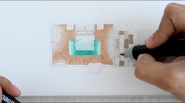 How to render architectural floor plans by Llyan Austria