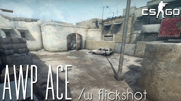 CS:GO - AWP 5k flick noscope (de_dust2)