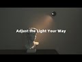 QYNIAL Rechargeable Indoor Spotlight 2 Pack LED Picture Light with Remote