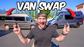 We Traded Our $100,000 Van for a 4x4 CUSTOM Sprinter Van  for 48 Hours - FULL TOUR!