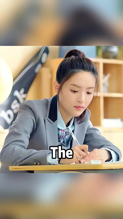 The girl is a straight-A student,but she deliberately cheated in exams