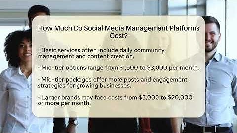 How Much Do Social Media Management Platforms Cost? - Everyday-Networking