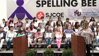 California State Elementary Spelling Bee 2017
