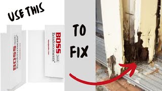 Boss Pvc Dry Rot Door Jamb Repair Kit How To 