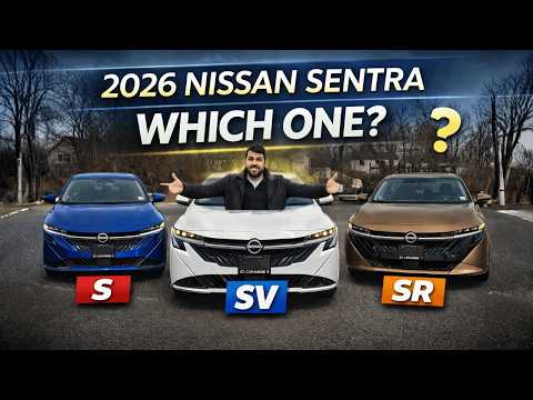 2026年型日産セントラのグレード比較 – S、SV、SR（どれを買うべきか？）