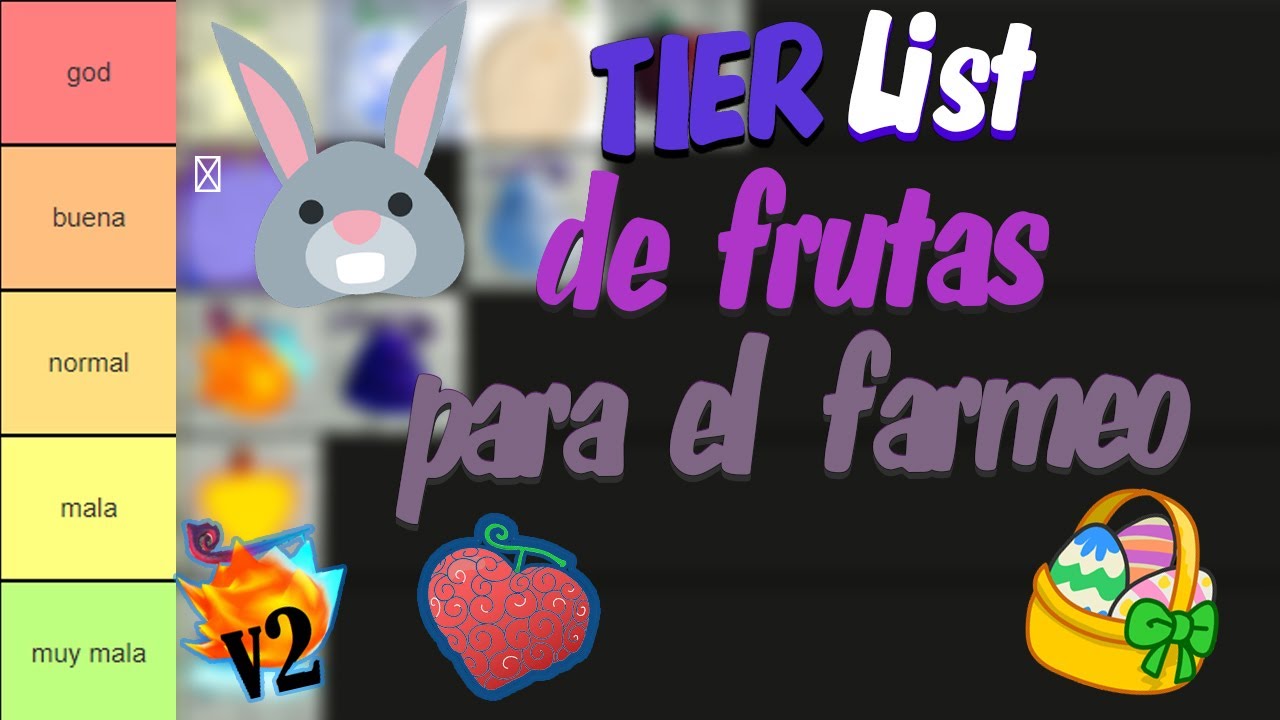 TIERLIST ATUALIZADA DAS MELHORES FRUTAS DO A ONE PIECE GAME! 