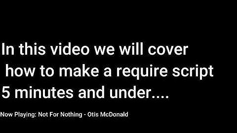 Roblox How to make a require script EASY!!