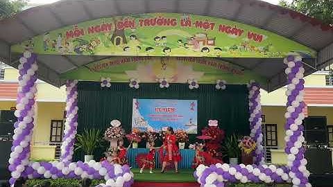 Đi học xa   Các bé lớp 5TA   Trường MN Giáp Lai   Thanh Sơn   Phú Thọ