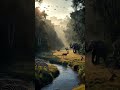 Amazing Elephants in the Wild 🐘 #shorts #animals #wildlife