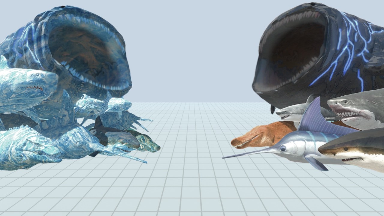 Sea Monsters vs Ice Team | Bloop vs Aquatics | ARBS