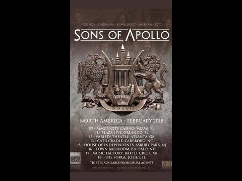 Sons Of Apollo (feat. ex-Dream Theater/Guns N Roses) 1st ever tour announced!