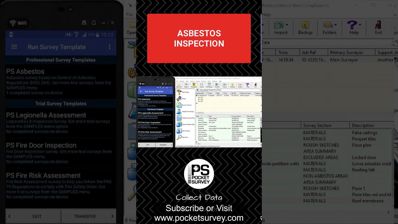 Fastest Asbestos Inspection App EVER - Asbestos Software For Tablets & Phones 