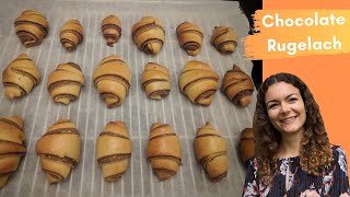 HOMEMADE CHOCOLATE RUGELACH | delicious mini pastries