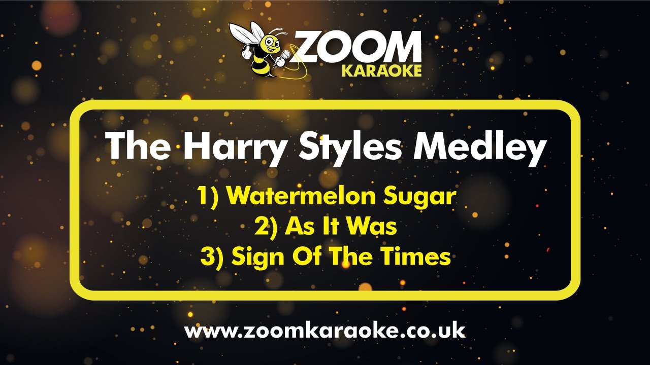 Harry Styles - The Harry Styles Medley - Karaoke Version from Zoom Karaoke