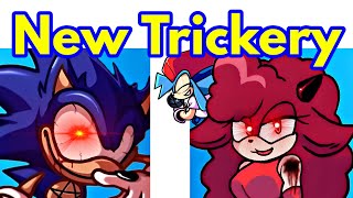 Friday Night Funkin' VS New Official Trickery / Sonic (FNF Mod/Hard/Gameplay + Cutscene)