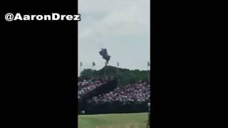 Blimp crashes near U.S. Open