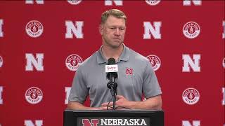 Nebraska Athletics | Weekly Press Conference, Sept. 27