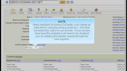 GoDaddy com   Preparing a domain for transfer - Adult-Hosting.com