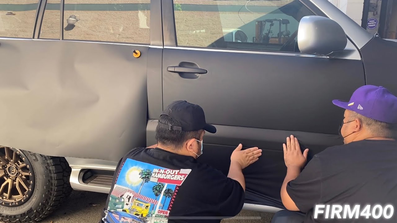 2007 LEXUS GX470 WRAPPING DOORS & FENDERS & QUARTER PANELS & D PILLARS