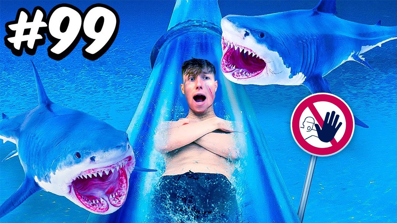 iCRIMAX rutscht 100 WASSER RUTSCHEN in 24 Stunden! 😱