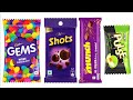 Dairy milk vs Gems vs Mentos vs Gems