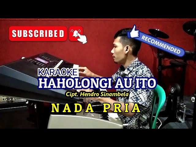 HAHOLONGI AU ITO - NIRWANA TRIO || KARAOKE PRIA class=