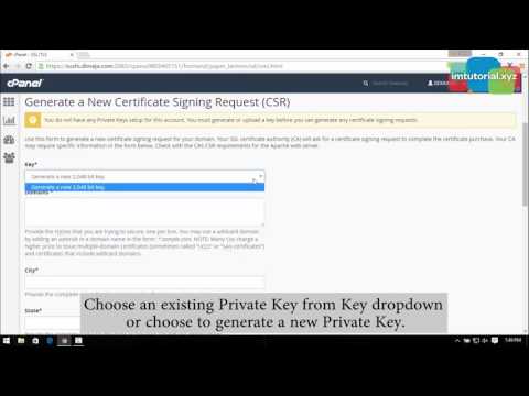 How To Generate A CSR In Cpanel