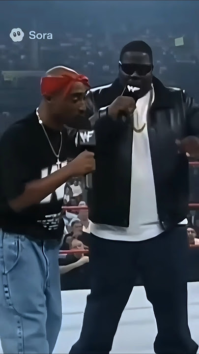 2Pac & Biggie Form A Tag Team, on WWF Monday Night Raw & Suprise Debut‼️ #2pac #biggie #hiphop #wwe