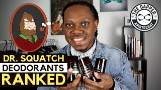 Dr Squatch Deodorants Ranked | The Best Dr. Squatch Deodorants