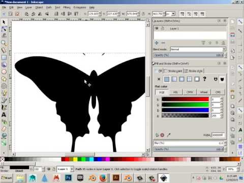 Use Inkscape to Convert Raster Graphic to Vector Graphic