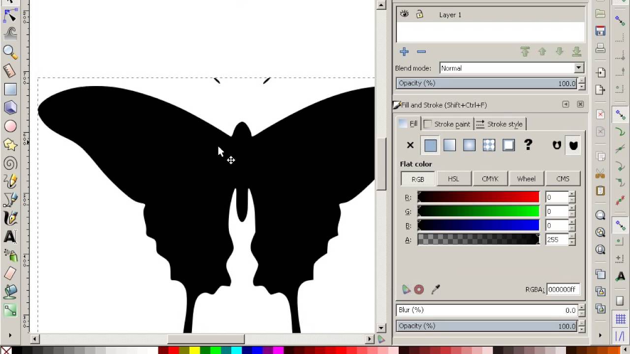 Use Inkscape To Convert Raster Graphic To Vector Graphic Youtube