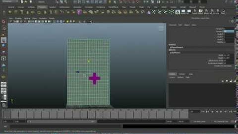 How to make Dynamic curtain in maya