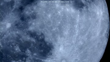 Terratek 76mm (700mm fl) Newtonian, Raspberry Pi HQ camera vs 99% Moon.