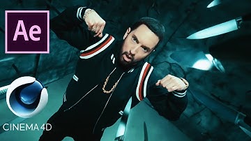 CRAZY 3D KNIVES MUSIC VIDEO EFFECT TUTORIAL! Eminem x Juicewrld - Godzilla [Ae + C4d]