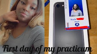 GRAD SCHOOL VLOG: MY FIRST DAY OF PRACTICUM