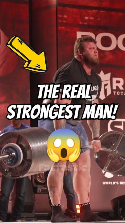 World STRONGEST MAN Ever!💪😱